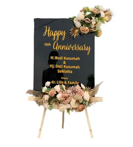 Papan Bunga Akrilik Perean Kangin